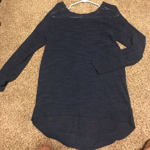 dark blue sweater